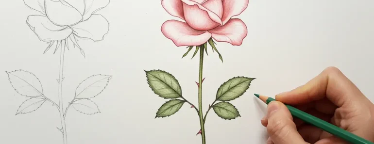 How to Draw a Flower Step by Step: Complete Beginner’s Guide to Beautiful Botanical Art