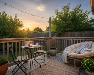 How Your Small Backyard Deck Could Feel This Peaceful