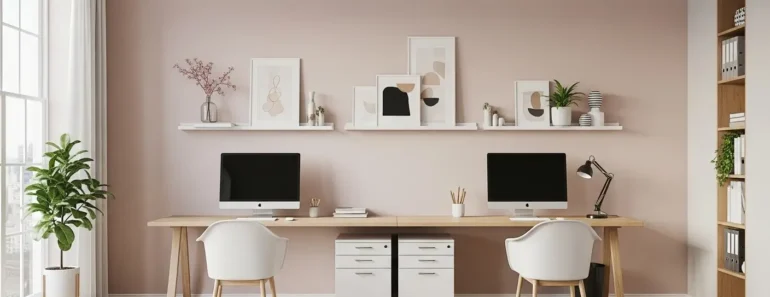 How to Create a Minimalist Office Accent Wall: Transform Your Workspace