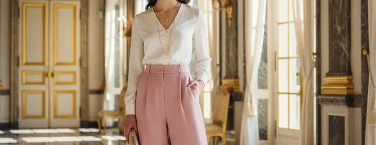 15 Simple Secrets for Wearing Wide-Leg Pants with Royal Elegance