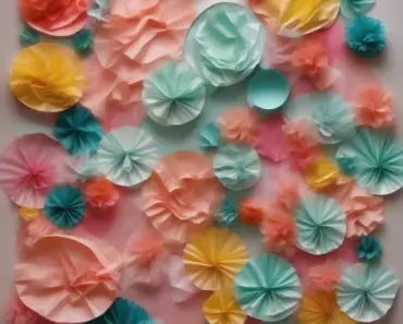 How to Make Inexpensive Tissue Paper Art for Your Walls