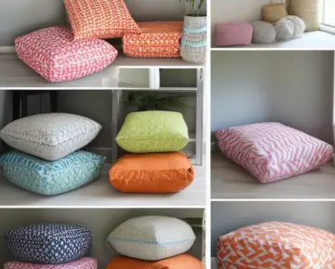 How to Make Stackable Floor Pillows