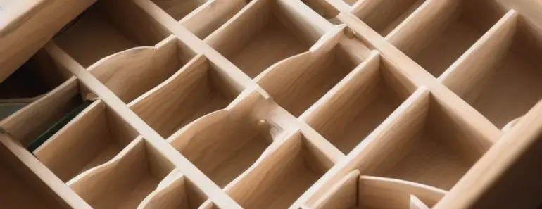 How to Make Wood Desk Drawer Dividers