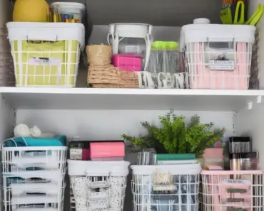 How to Organize in Style Using Dollar Store Baskets