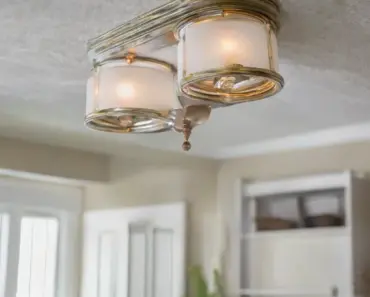 How to Paint a Ceiling Light Fixture