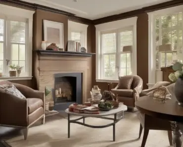 How to Paint Brown Trim White