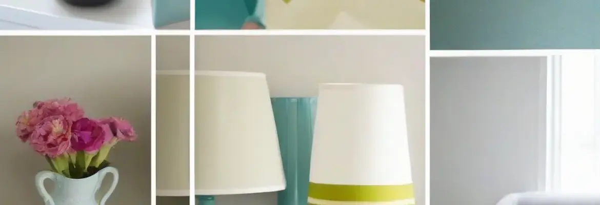 How to Paint Lampshades