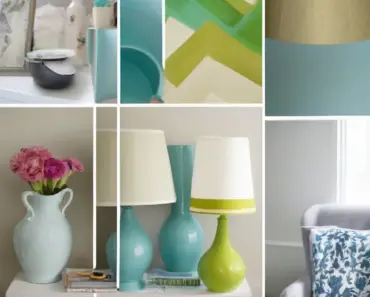 How to Paint Lampshades