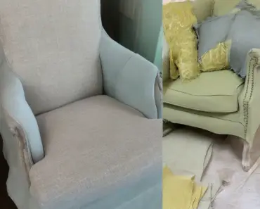 How to Paint Upholstery Fabric with Chalk Paint