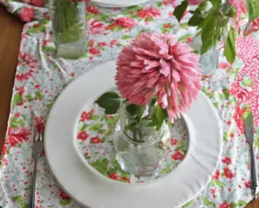 Instant No Sew Tablecloth Instant No Sew Tablecloth