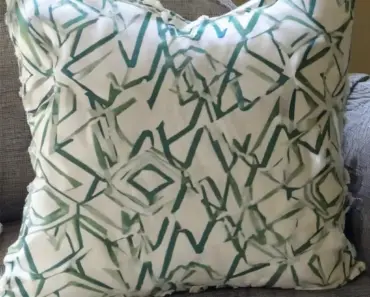 Large No Sew Accent Pillow To Make