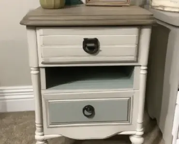 Magnolia Home Chalk Painted Bedside Table