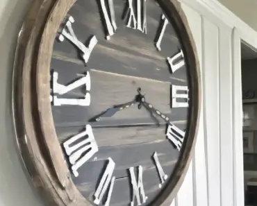 Making a Fixer Upper Oversized Farmhouse Wall Clock