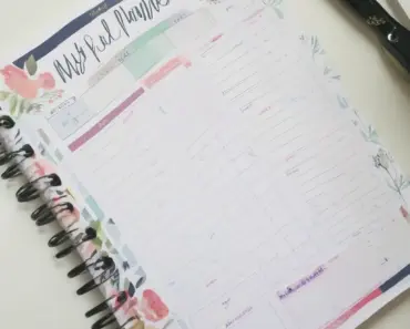 My Planner + Free Printable Daily Planner Inserts