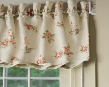 No Sew Tie-On Window Valance
