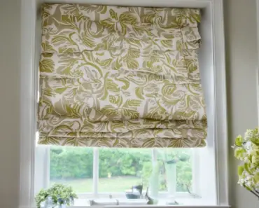 No Sew Window Treatment: Relaxed Roman Shades