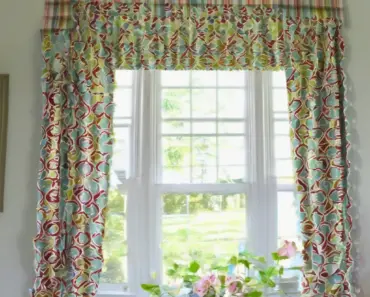 One Yard, No Sew Window Treatment