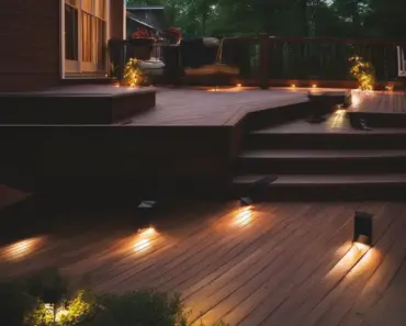 Outdoor Deck Step Lighting Trick