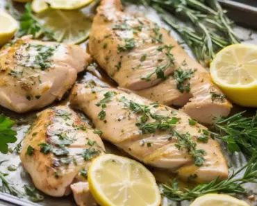 Outdoor Entertaining: Lemon Herb Chicken Breast Recipe
