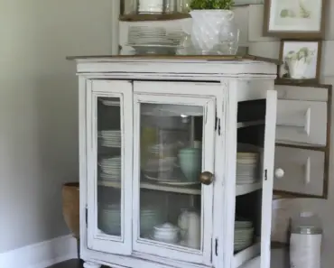 Painted Furniture Ideas – Jelly Cabinet & Free Printable Designs