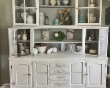 Painted Hutch Makeover