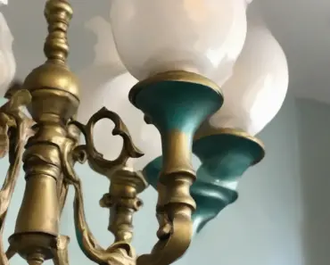 Painting Verdigris on a Shiny Brass Light Fixture