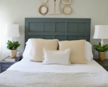 Simple DIY Headboard for the Guest Room