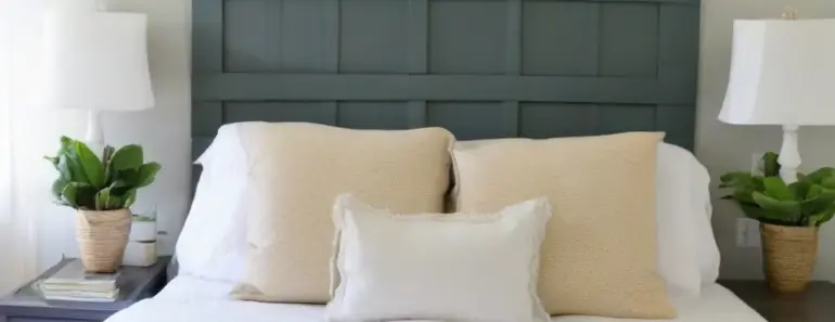 Simple DIY Headboard for the Guest Room