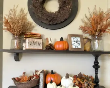 Simple Fall Shelf Decor Simple Fall Shelf Decor