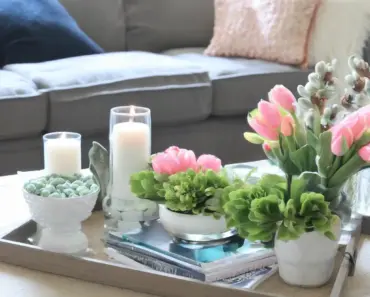 Spring Coffee Table Styling Tray Hack Spring Coffee Table Styling Tray Hack