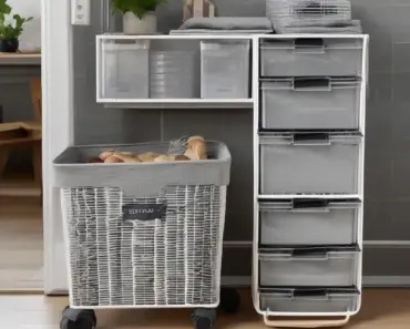 Storage Basket on Wheels