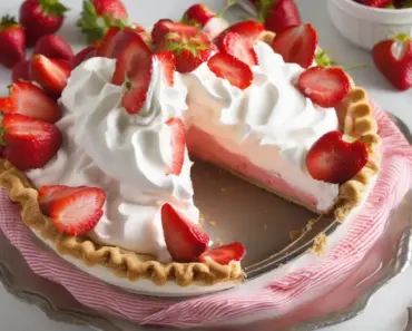 Strawberry Whipped Cream Pie Recipe Strawberry Whipped Cream Pie Recipe