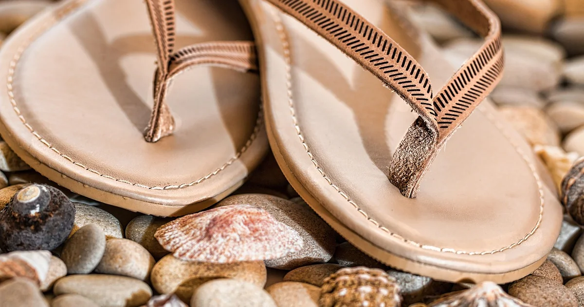 shell sandals