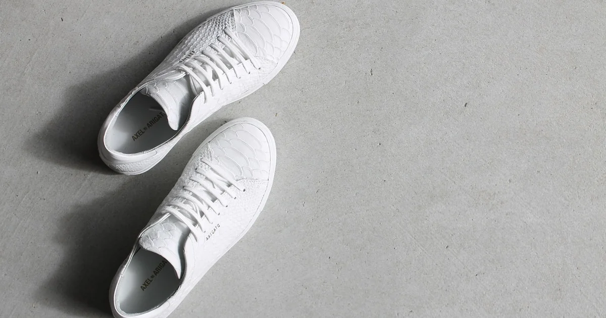 french editor's white shoes
