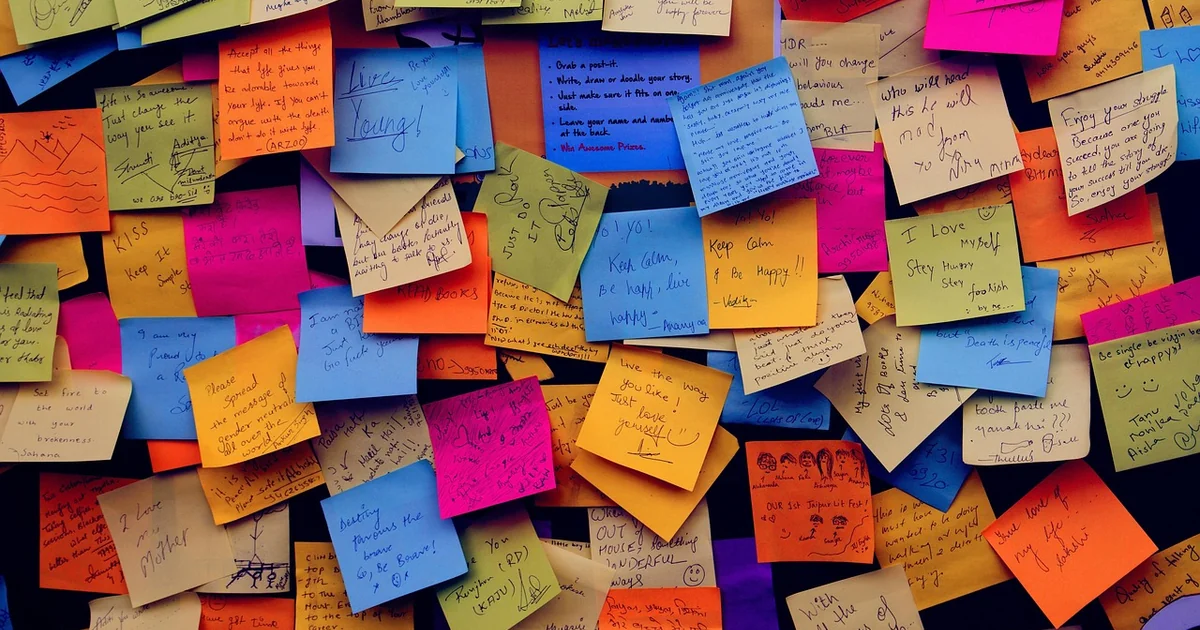 sticky notes reminders